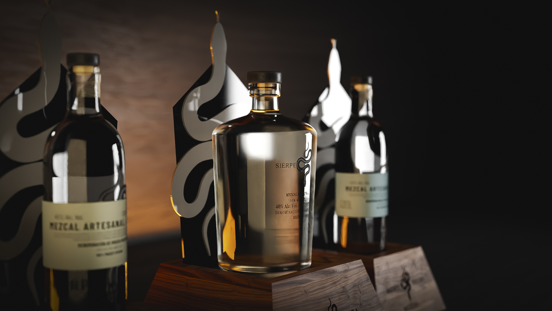 Diseño de glorificador para Mezcal Sierpe Negra