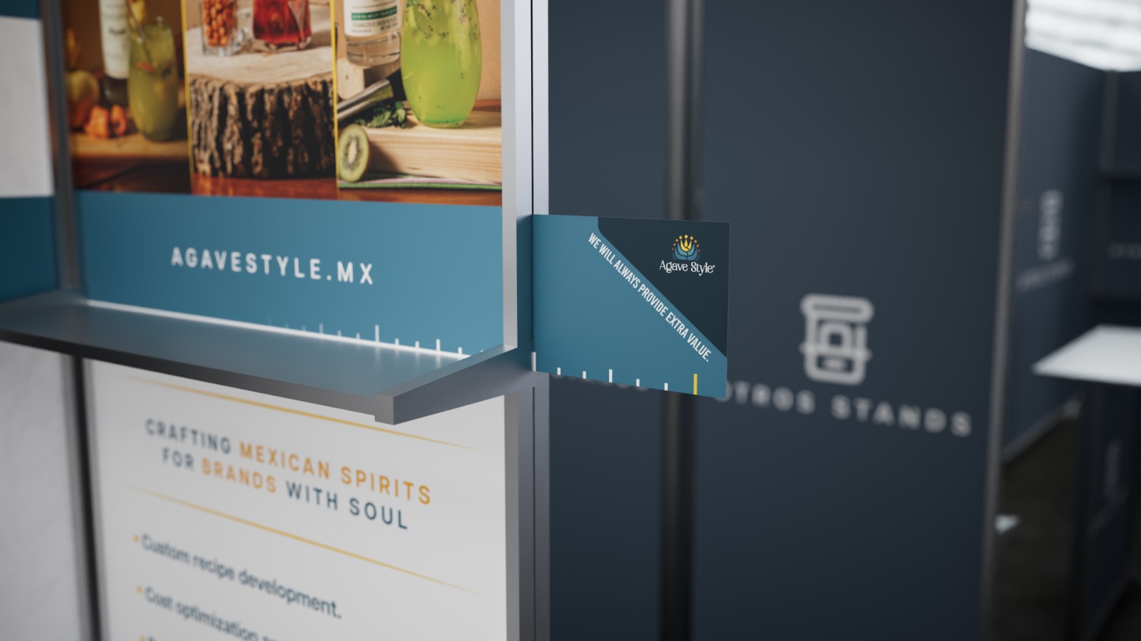 Render para Stand Agave Style