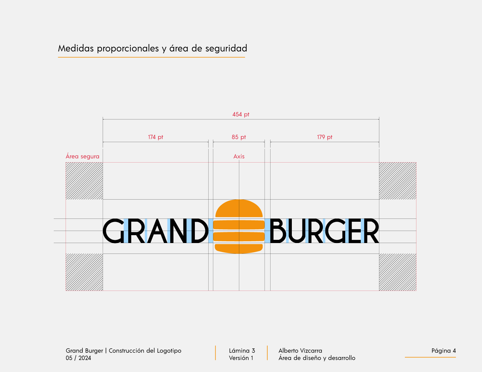 Identidad de marca Grand Burger Morelia