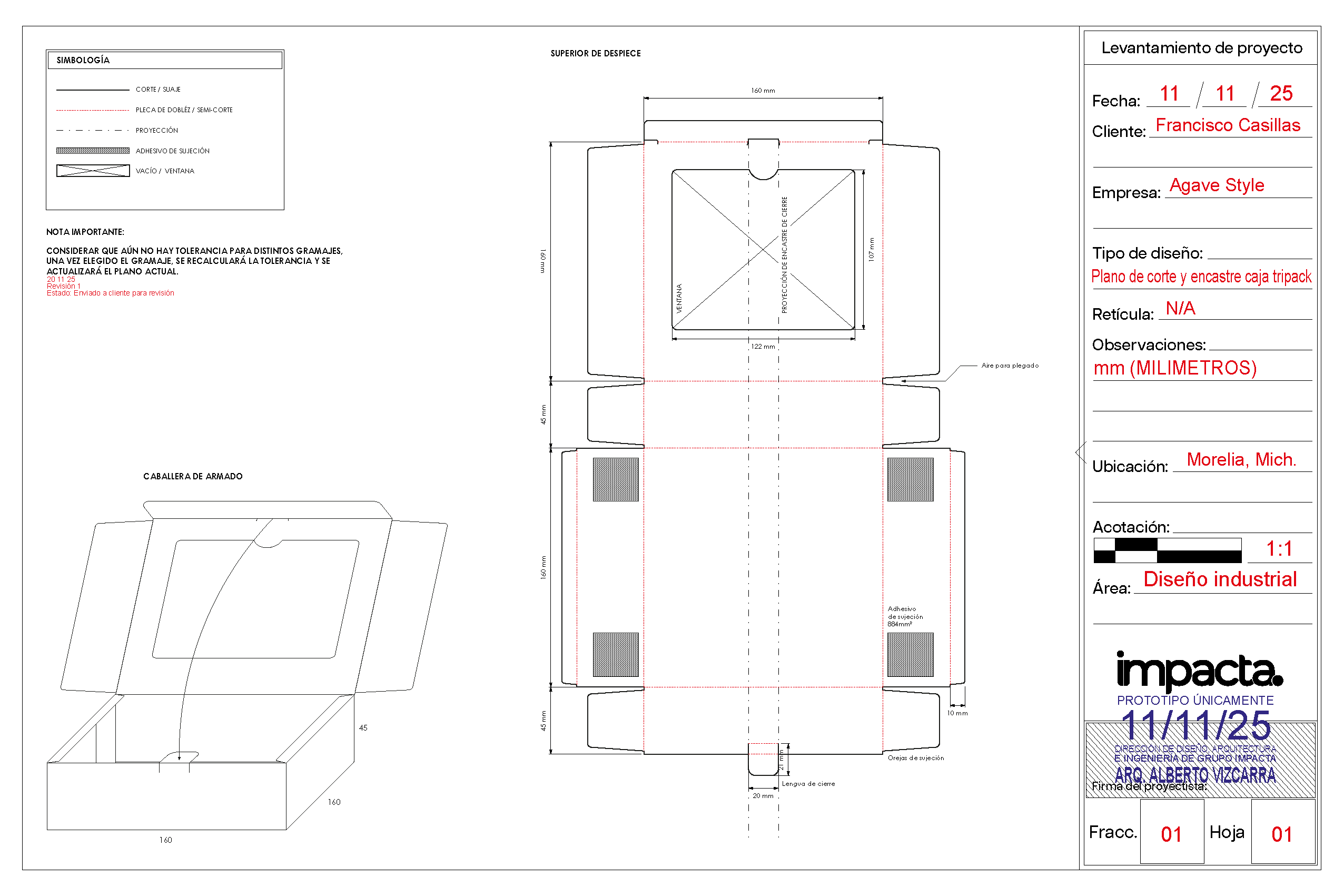 Diseño de Tripack Sierpe Negra